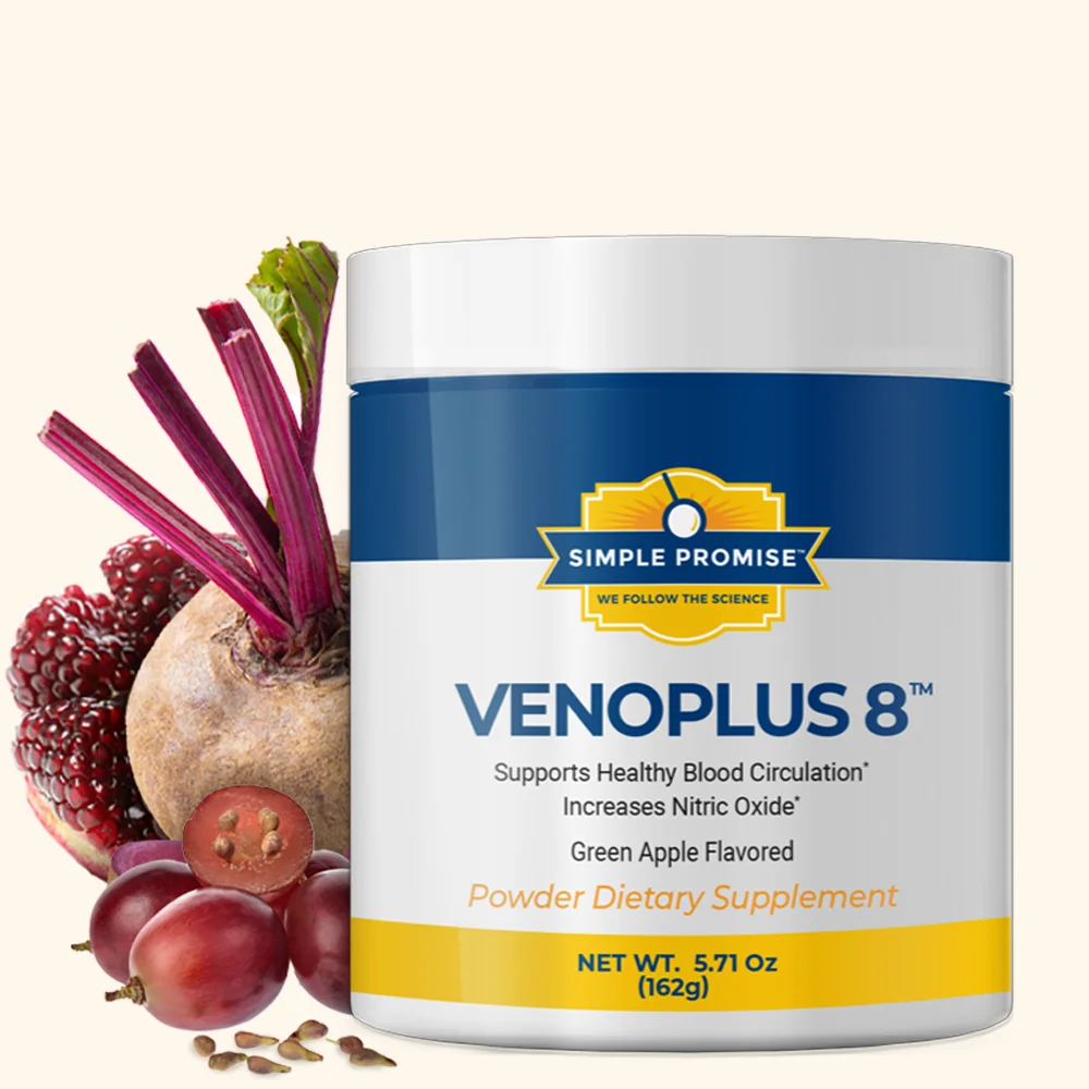 Venoplus 8 powdered supplement for heart and blood circulation support